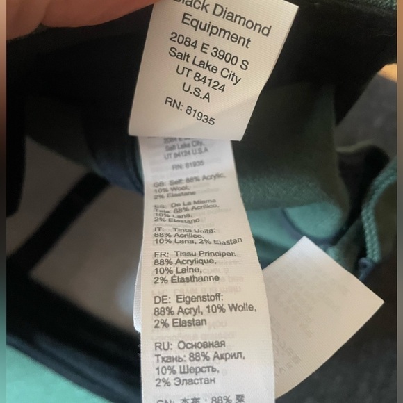 Black Diamond Equipment Wool Blend Baseball Cap - Picture 6 of 12